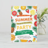 Invitation à la Fête de Fin d'Été Fête d'Été Pisci (Debout devant)