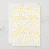 Invitation à la fête de fin d'études (Dos)