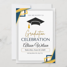 Invitation à la fête de fin d'études