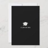 Invitation à la fête de fin d'études (Dos)