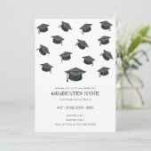 Invitation à la fête de fin d'études (Debout devant)