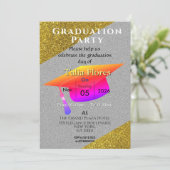 Invitation à la fête de fin d'études (Debout devant)