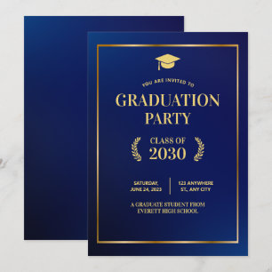 Invitation à la fête de fin d'études, Annonce de r