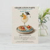 Invitation à la fête de fin d'études au cocktail d (Debout devant)