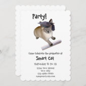 Invitation à la fête de fin d'études de Kitten (Devant / Derrière)