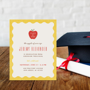 Invitation à la fête de fin d'études de la materne