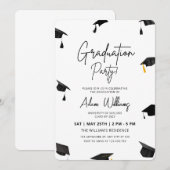 Invitation à la fête de fin d'études, Diplômé de l (Devant / Derrière)