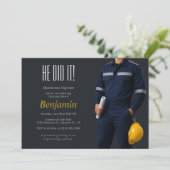 Invitation à la fête de fin d'études d'un ingénieu (Debout devant)