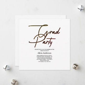 Invitation à la fête de fin d'études | Hathama Scr