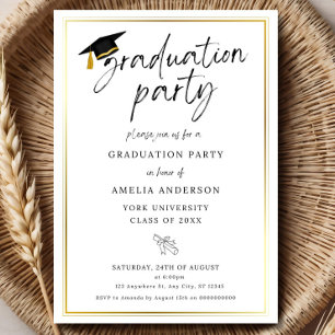 Invitation à la fête de fin d'études, Invitation à