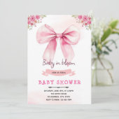 Invitation à la fête de fleur d'arc rose (Debout devant)