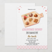 Invitation à la fête de Galentine's Board (Devant / Derrière)
