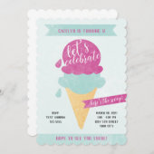 Invitation à la fête de glace (Devant / Derrière)