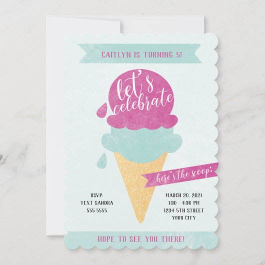 Invitation à la fête de glace (Devant)