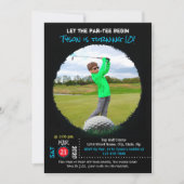 Invitation à la fête de golf (Devant)