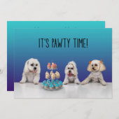 Invitation à la fête de Gotcha Day (Devant / Derrière)