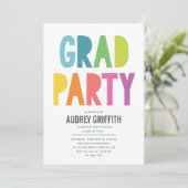 Invitation à la fête de Grad Colorful (Debout devant)