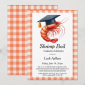 Invitation à la fête de graduation avec ébullition (Devant / Derrière)