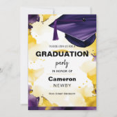 Invitation à la fête de graduation de Mortarboard  (Devant)