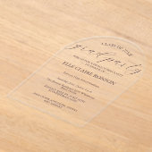 invitation à la fête de graduation rose Elegance (Poser)