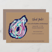Invitation à la fête de grillades de huîtres et BB (Devant / Derrière)