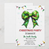 Invitation à la fête de Grinchmas (Devant / Derrière)