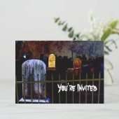 Invitation à la fête de Halloween (Debout devant)