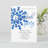 Invitation à la fête de Hanouka au Flocon Bleu (Debout devant)