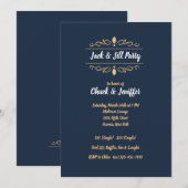 Invitation à la fête de Jack et Jill (Devant / Derrière)