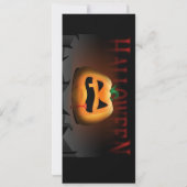 Invitation à la fête de Jack O' Lantern Halloween (Dos)
