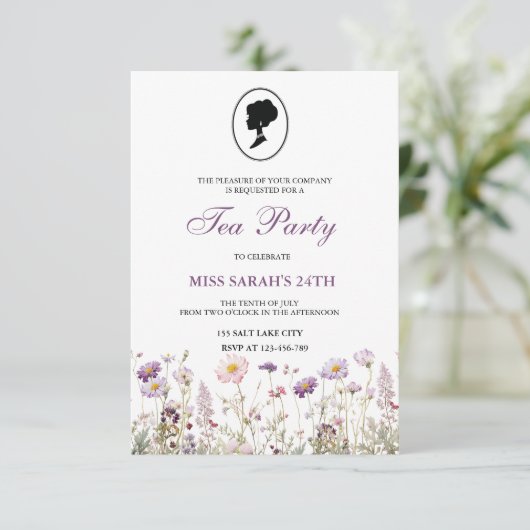 Invitation à la fête de jardin de la Régence (Debout devant)