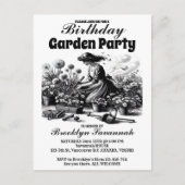 Invitation à la fête de jardin enchantée de l'époq (Devant)