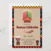 Invitation à la fête de Kwanzaa (Devant)