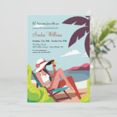 Invitation à la fête de la Bachelorette (Debout devant)