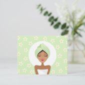 Invitation à la fête de la bachelorette Spa avec p (Debout devant)