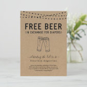 Invitation à la fête de la bière amusante (Debout devant)