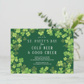 Invitation à la fête de la bière et de la bière St (Debout devant)