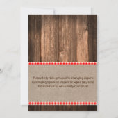 Invitation à la fête de la bière et de la couche r (Dos)