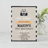 Invitation à la fête de la caméra (Debout devant)