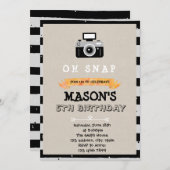 Invitation à la fête de la caméra (Devant / Derrière)