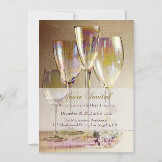 Invitation à la fête de la Champagne d'Or (Devant)