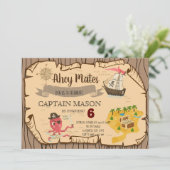 Invitation à la fête de la chasse au trésor (Debout devant)