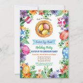 Invitation à la fête de la chasse aux oeufs de Pâq (Devant)