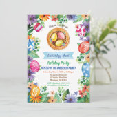 Invitation à la fête de la chasse aux oeufs de Pâq (Debout devant)