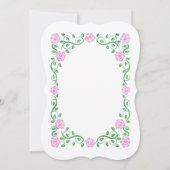 Invitation à la fête de la chasse aux oeufs de Pâq (Dos)