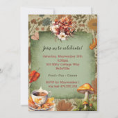 Invitation à la fête de la chatte d'automne (Dos)