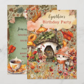 Invitation à la fête de la chatte d'automne (Devant / Derrière)