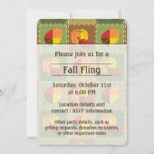 Invitation à la fête de la couverture d'automne (Devant)
