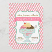 Invitation à la Fête de la Crème de glace de la Fi (Devant / Derrière)
