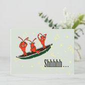 Invitation à la fête de la Cute Cajun Crawfish Sur (Debout devant)